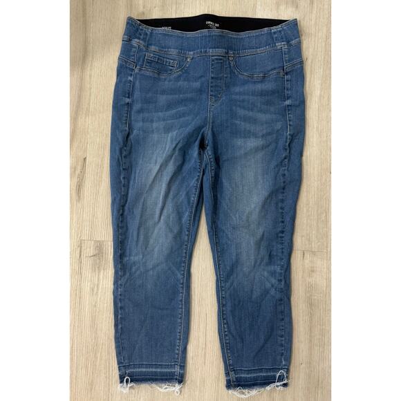 NYDJ Curves 360 Sculpt Pull On Jegging Jeans Release Hem Crop Jeans Size 10 - Picture 2 of 7